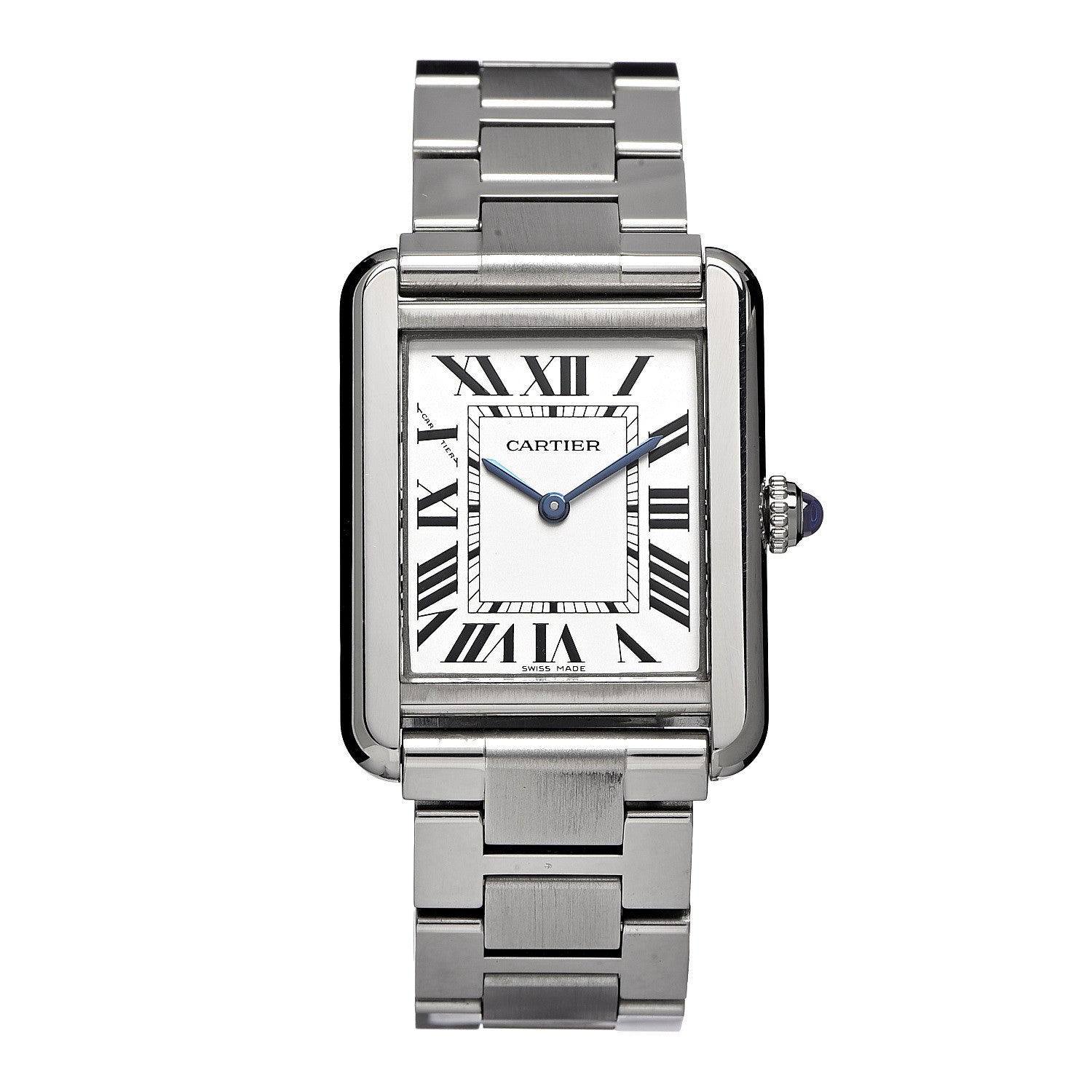 Cartier Stainless Steel 24mm Tank Solo Quartz Watch 1 of 8