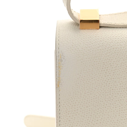 Christian Dior Grained Calfskin 30 Montaigne Flap Bag White 12 of 14