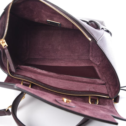 Celine Baby Grained Calfskin Micro Belt Bag Burgundy 7 of 11