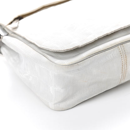 Chanel Nylon Travel Crossbody Messenger White 10 of 10