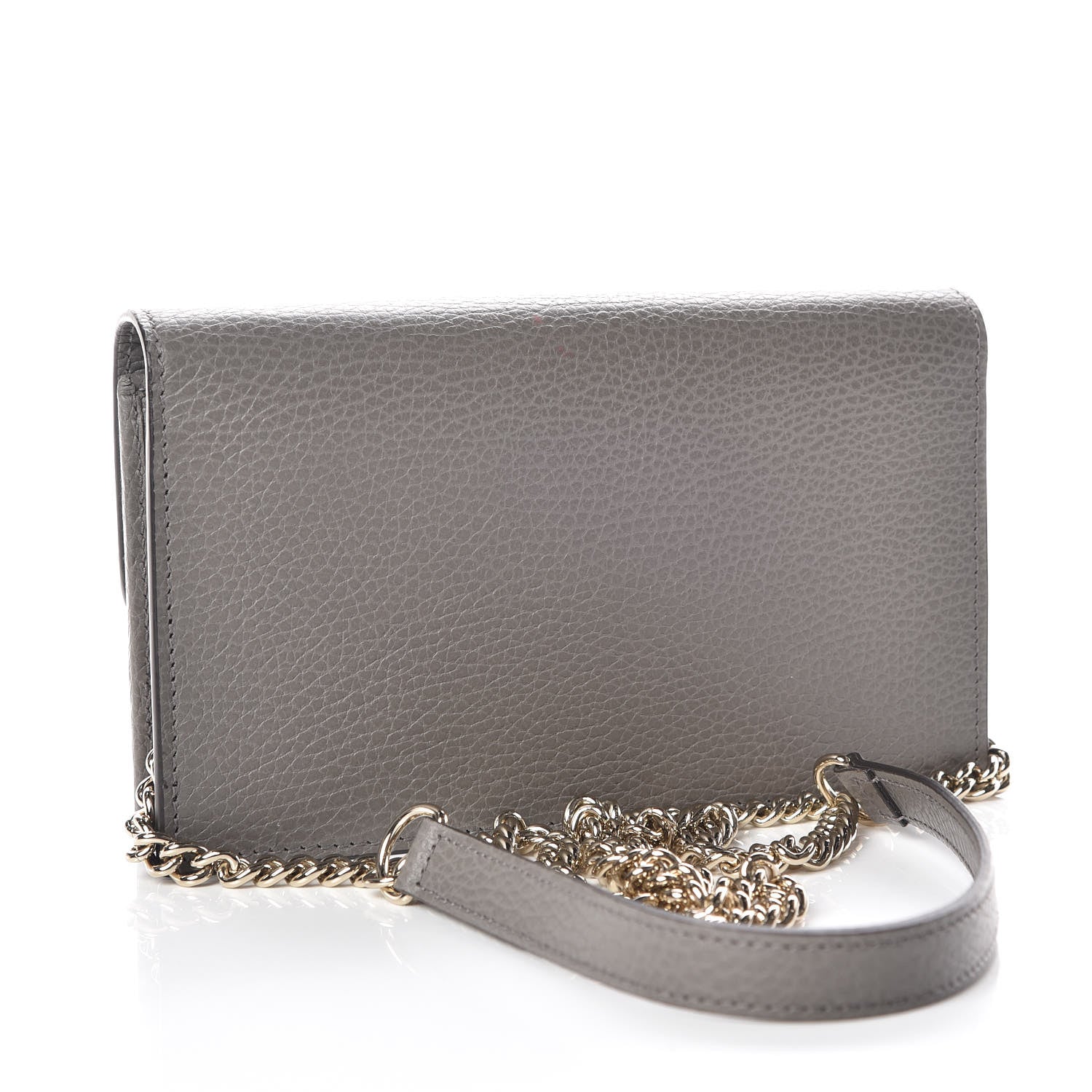 Gucci Dollar Calfskin Interlocking G Chain Wallet Loess 3 of 10
