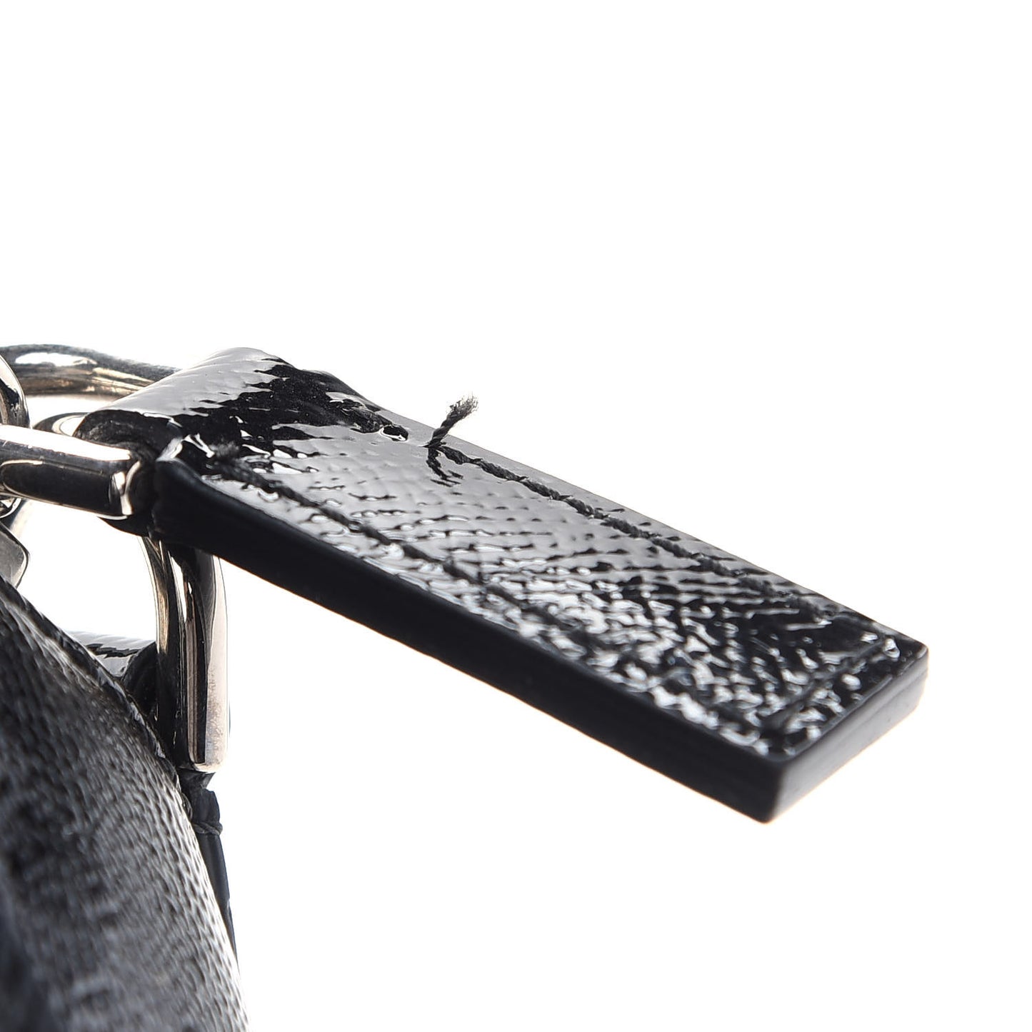 Textured Patent Calfskin Mini Antigona Black
