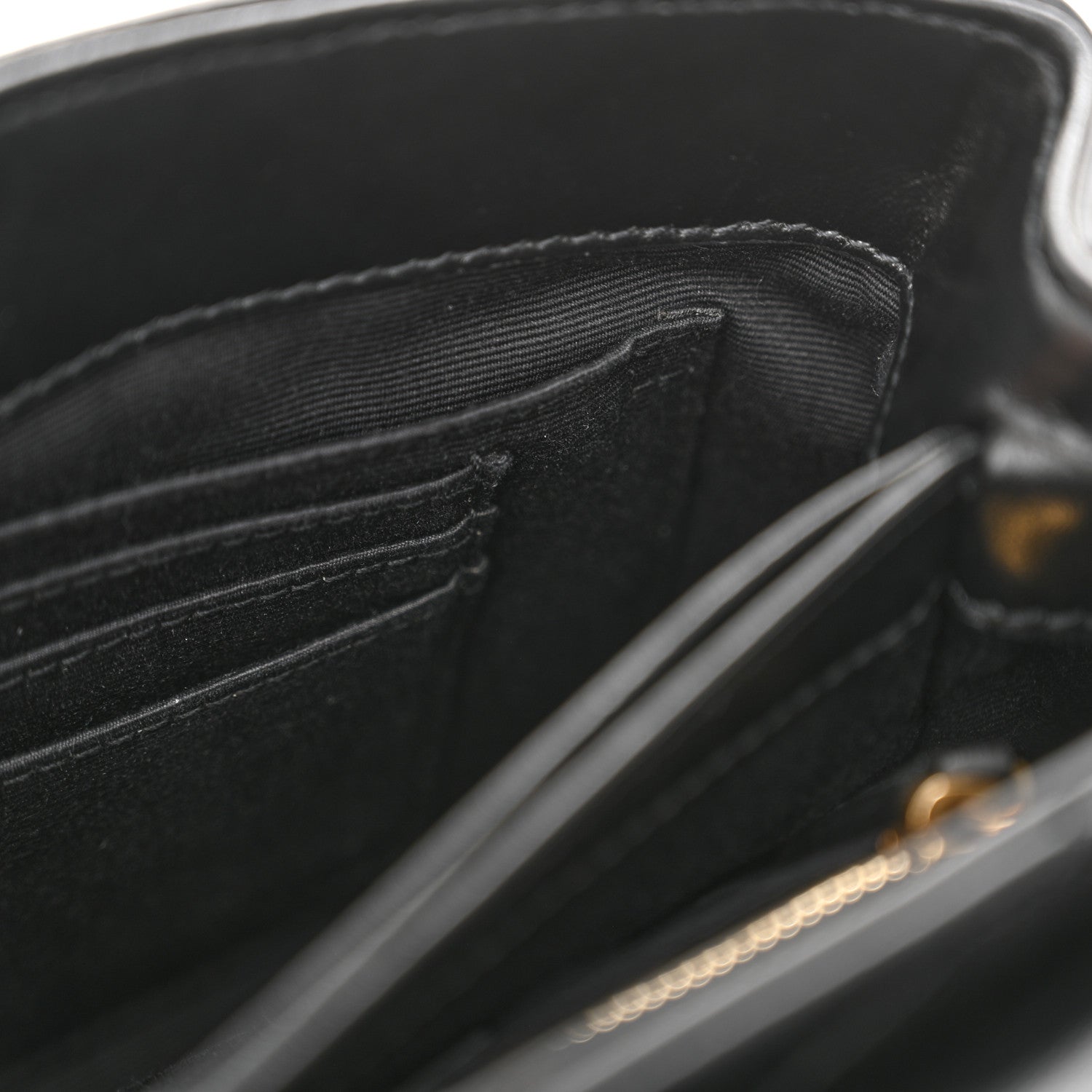 Saint Laurent Calfskin Y Quilted Monogram Toy Loulou Crossbody Bag Black 10 of 12