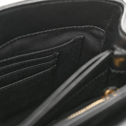 Saint Laurent Calfskin Y Quilted Monogram Toy Loulou Crossbody Bag Black 10 of 12