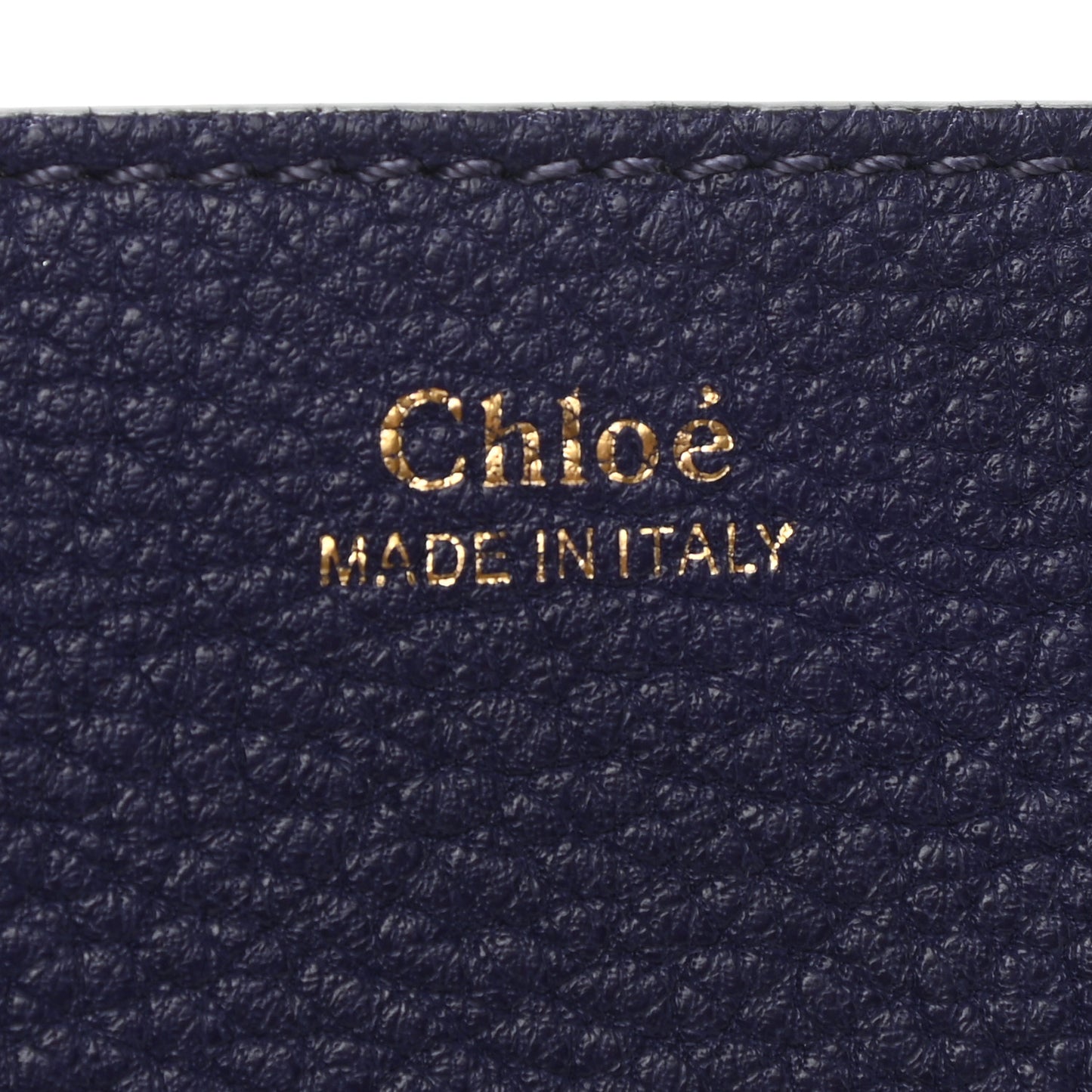 Grained Lambskin Drew Shoulder Bag Royal Navy