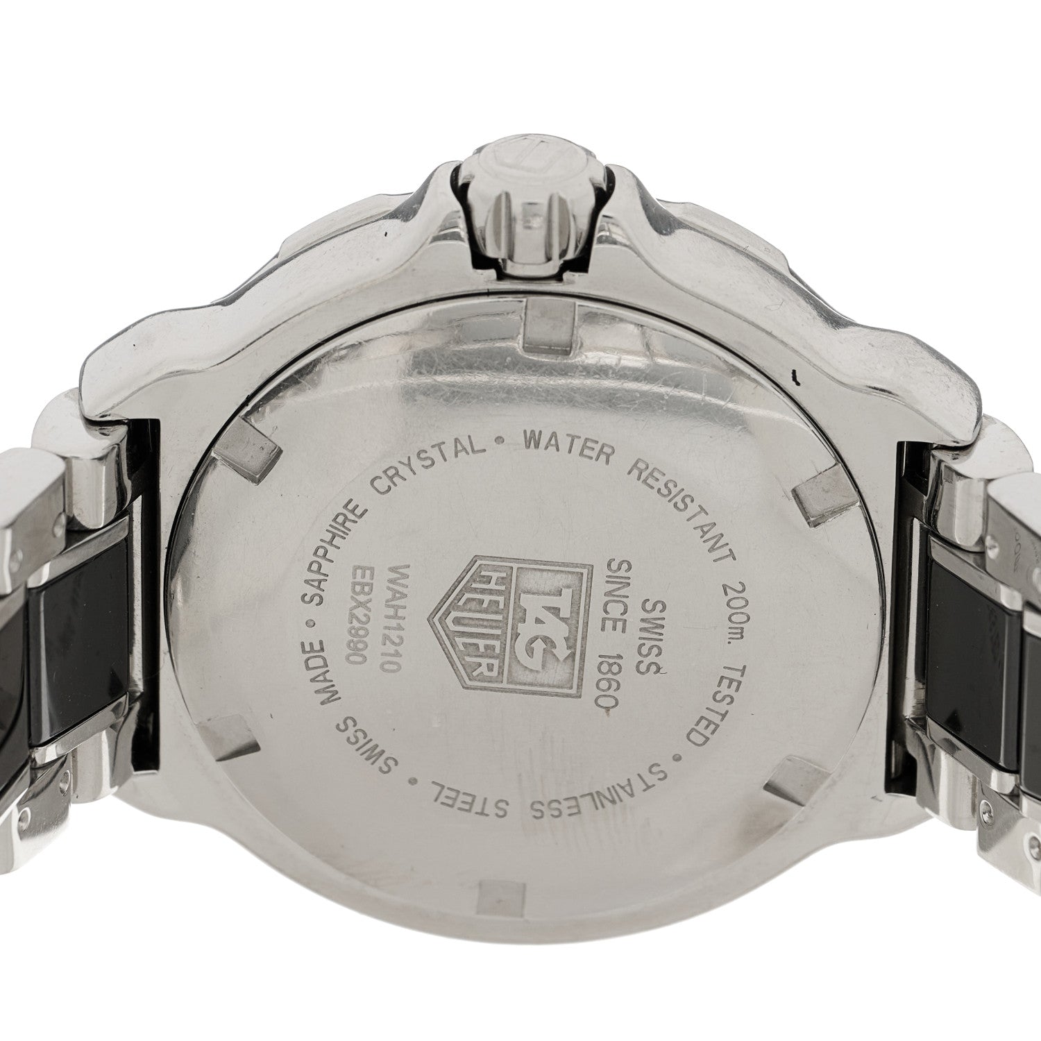 Tag Heuer Stainless Steel Ceramic 37mm Formula 1 Lady Quartz Watch Black WAH1210 4 of 4