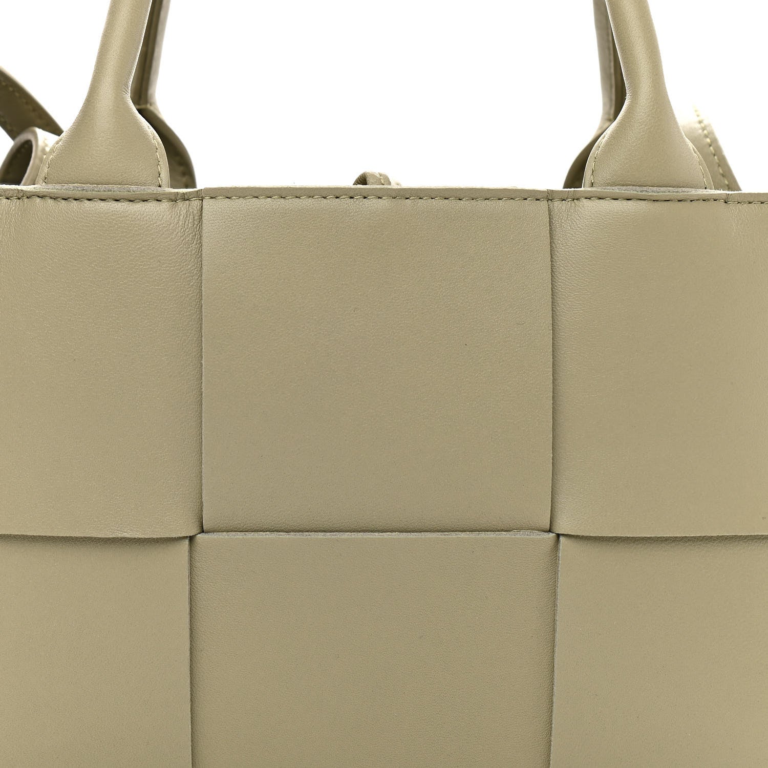 Bottega Veneta Nappa Maxi Intreccio Mini Arco Tote Taupe 8 of 10