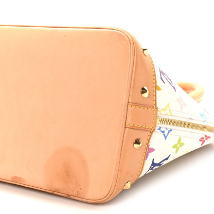 Louis Vuitton Monogram Multicolor Alma White 9 of 10