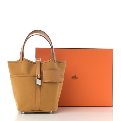 Hermes Toile Goeland Swift Cargo Picotin Lock 18 Sesame 11 of 11