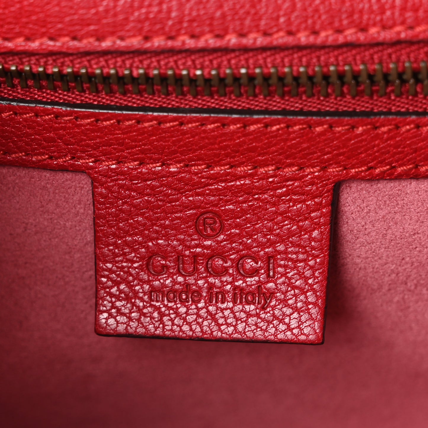 Calfskin Osiride Future Top Handle Bag Red