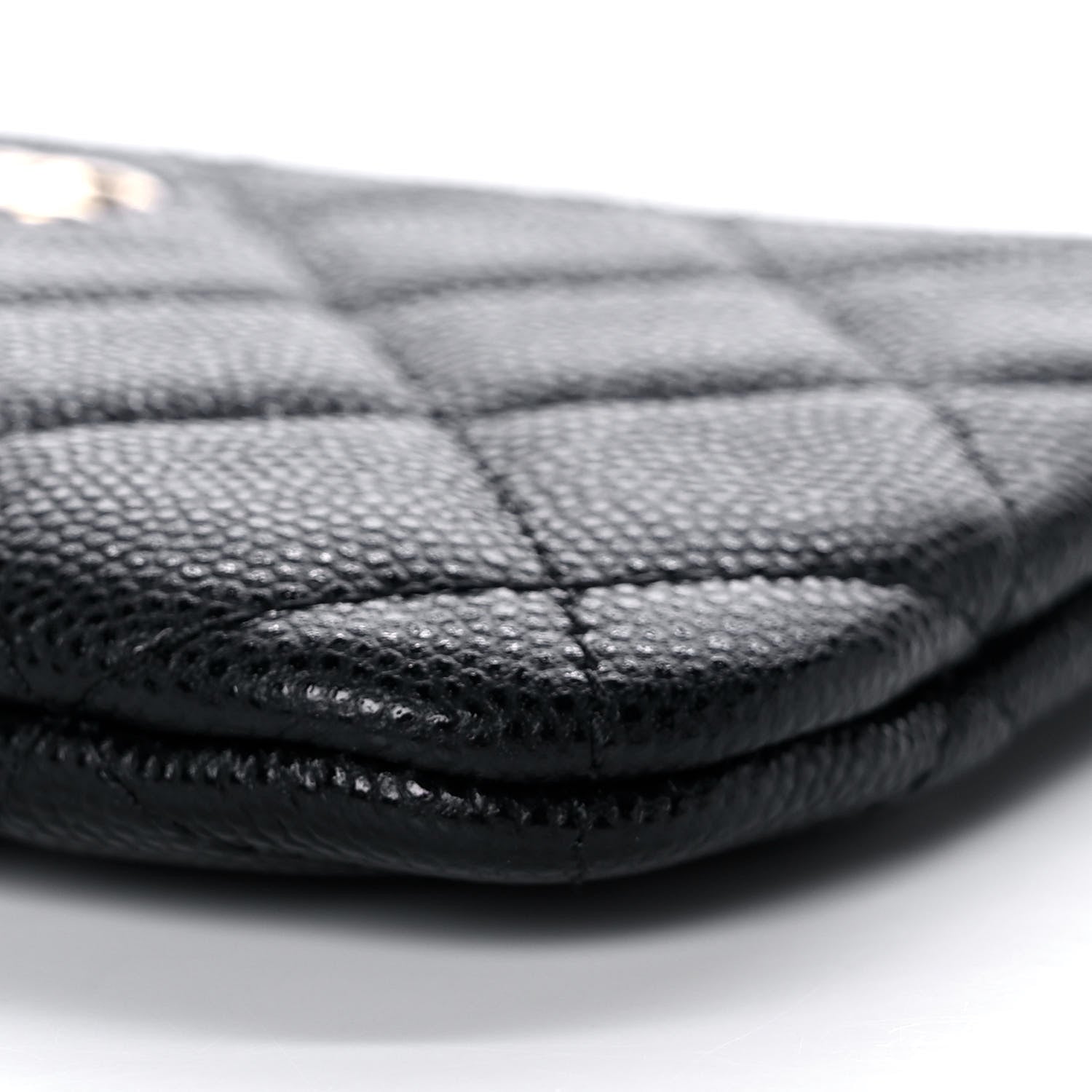 Chanel Caviar Quilted Small Cosmetic Case Black 6 of 10
