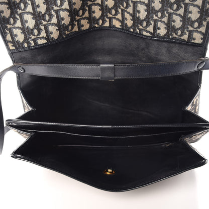 Christian Dior Monogram Flap Navy Blue 5 of 14