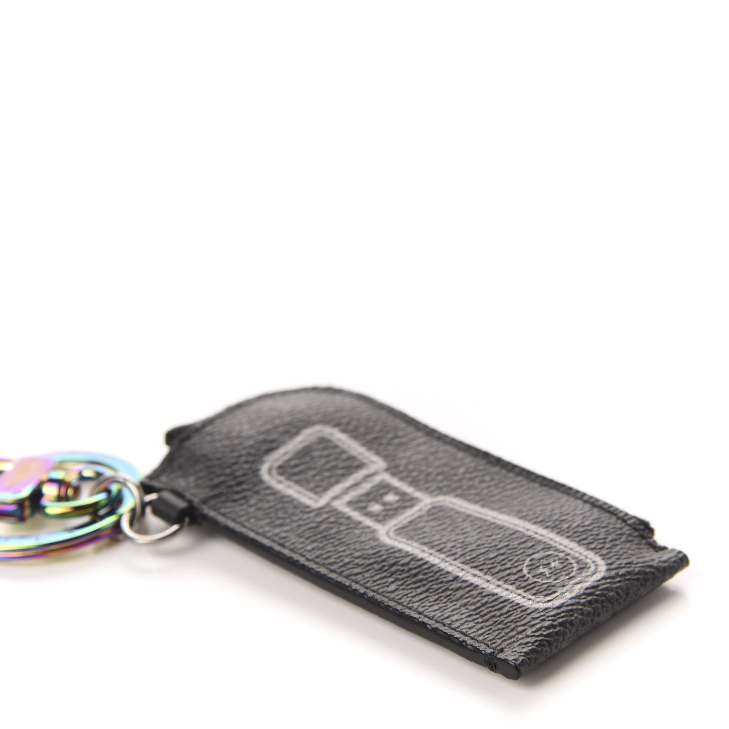 Louis Vuitton Monogram Eclipse Flash Fragment Key Pouch 4 of 6