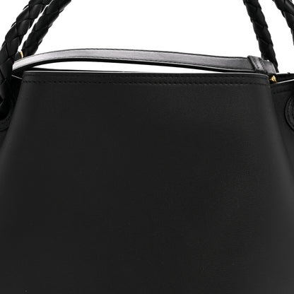 Bottega Veneta Silky Calfskin Small Andiamo Bucket Bag Black 8 of 12