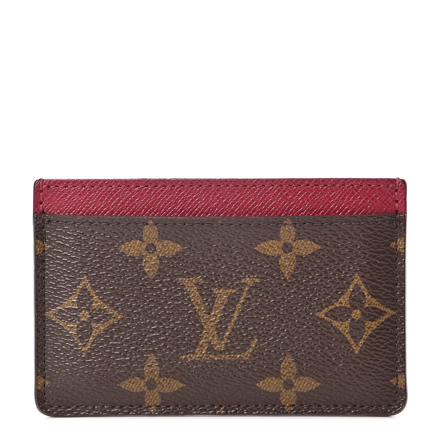 Monogram Card Holder Fuchsia