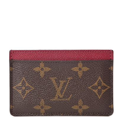 Louis Vuitton Monogram Card Holder Fuchsia 1 of 8