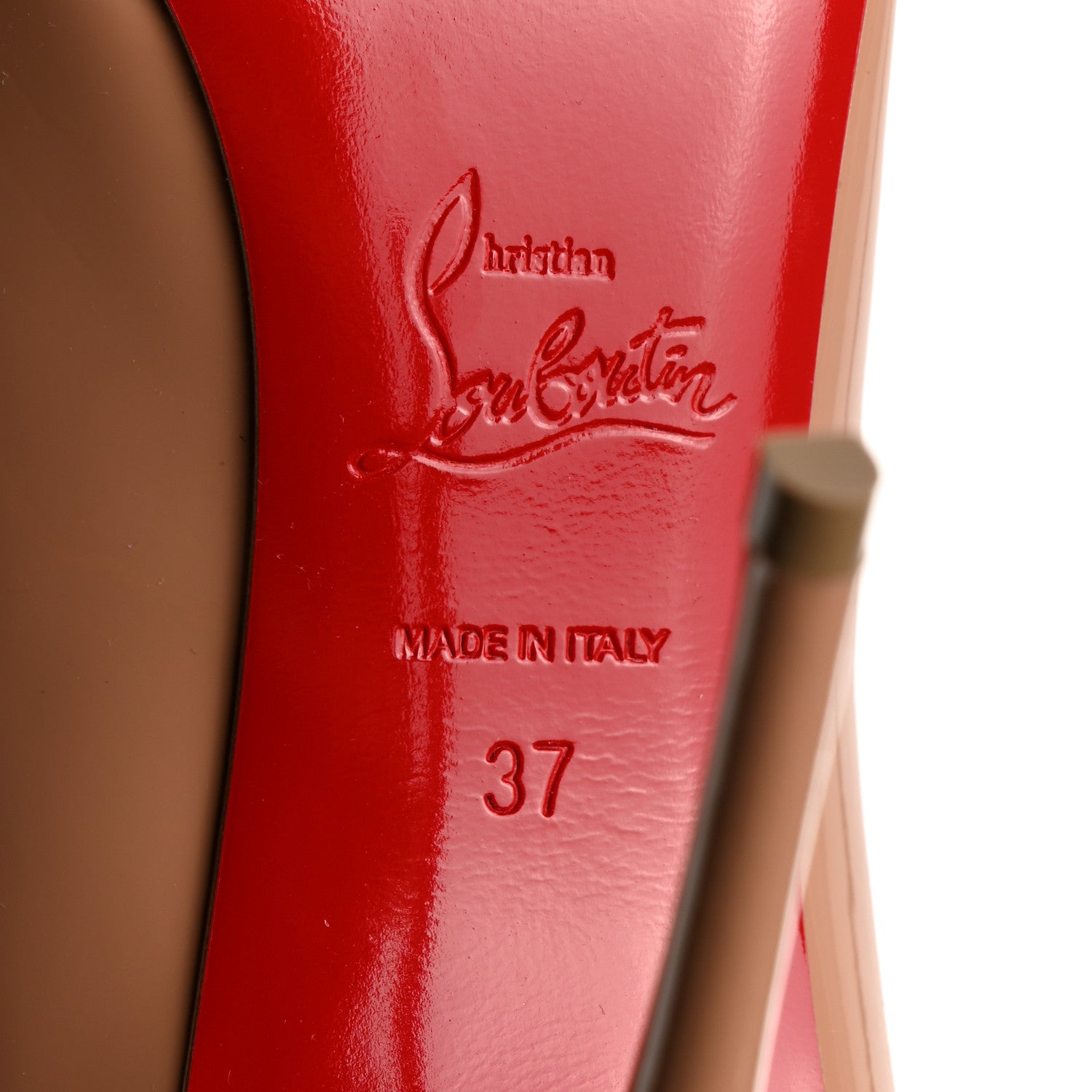 Christian Louboutin Patent So Kate 120 Pumps 37 Nude 7 of 8