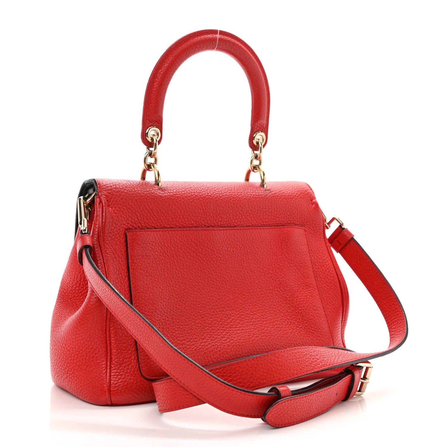 Christian Dior Bullcalf Small Be Dior Flap Red 3 of 12