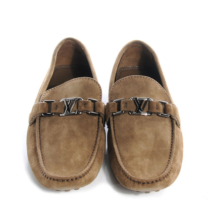 Louis Vuitton Suede Hockenheim Loafers Tan 7 2 of 8