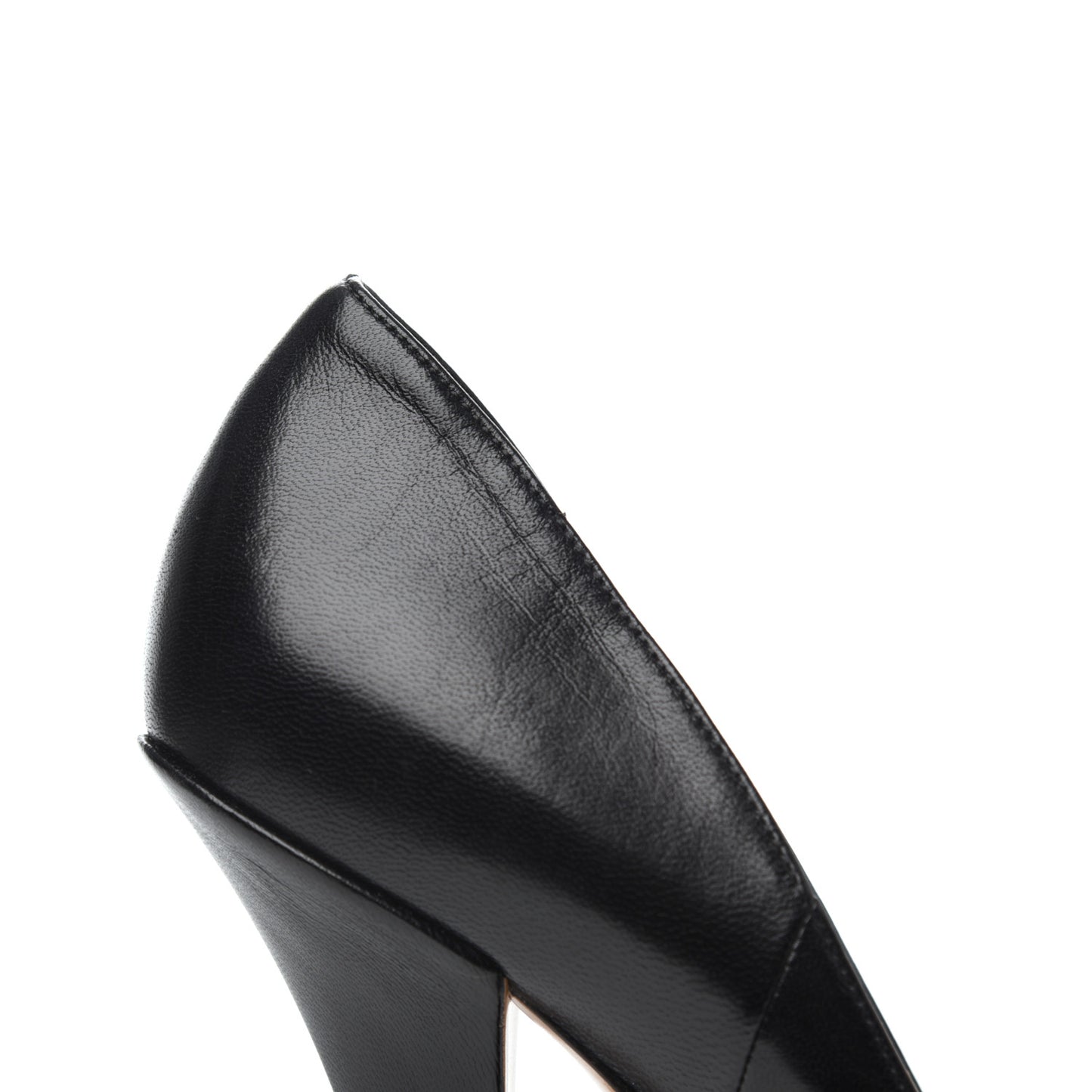Calfskin Heart and Arrow 110mm Pumps 40 Black