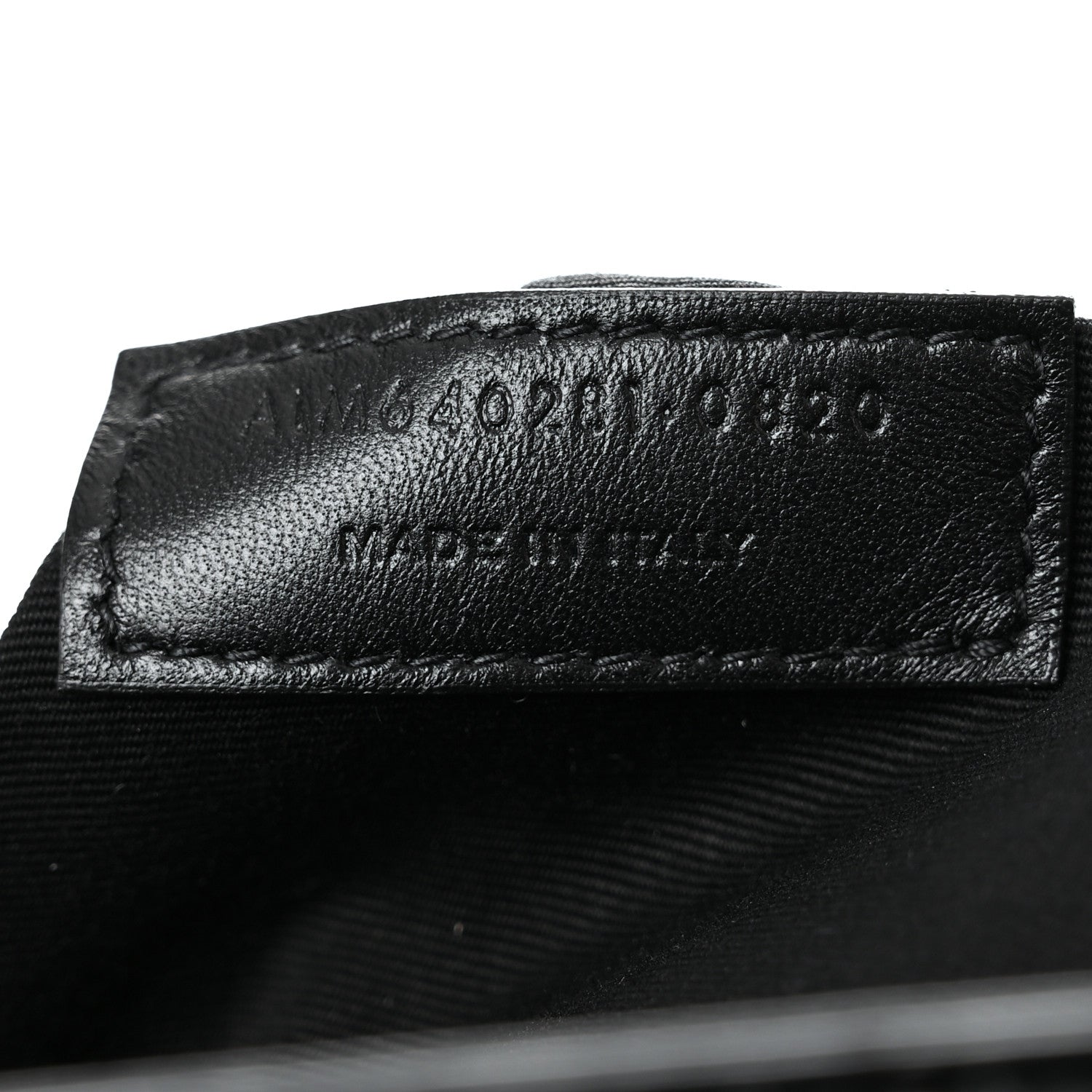 Saint Laurent Shiny Calfskin Crocodile Embossed Claude Tote Black 8 of 12