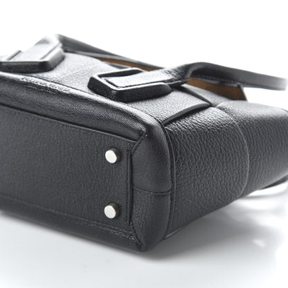 Bottega Veneta Grained Calfskin Mini Maxi Intrecciato Arco 33 Black 7 of 9