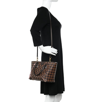 Louis Vuitton Damier Ebene Caissa Tote PM Rose Ballerine 2 of 10