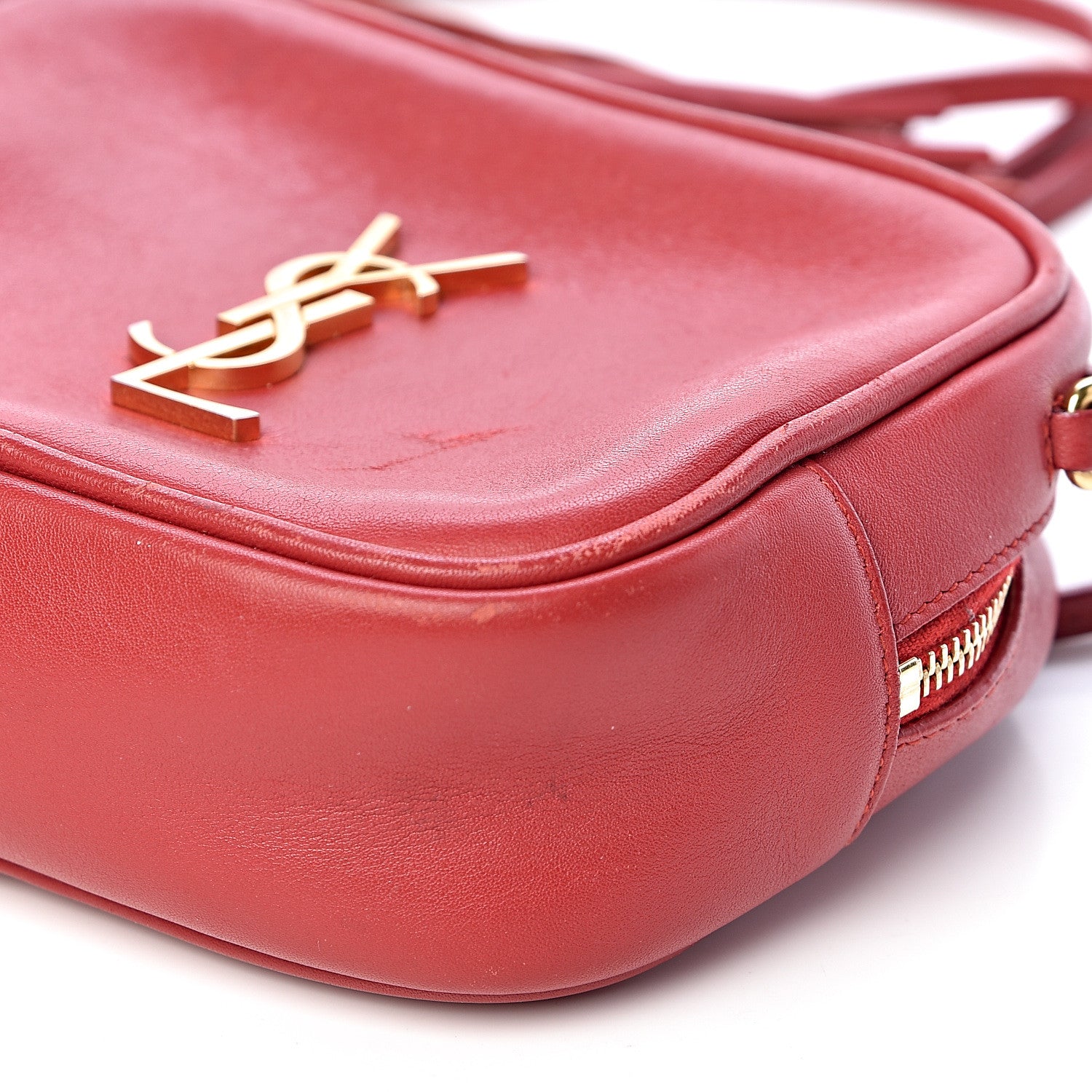 Saint Laurent Nappa Monogram Blogger Bag New Red 9 of 10