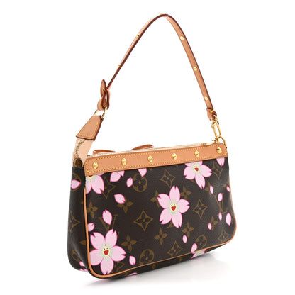 Louis Vuitton Monogram Cherry Blossom Pochette Accessories Brown 3 of 12