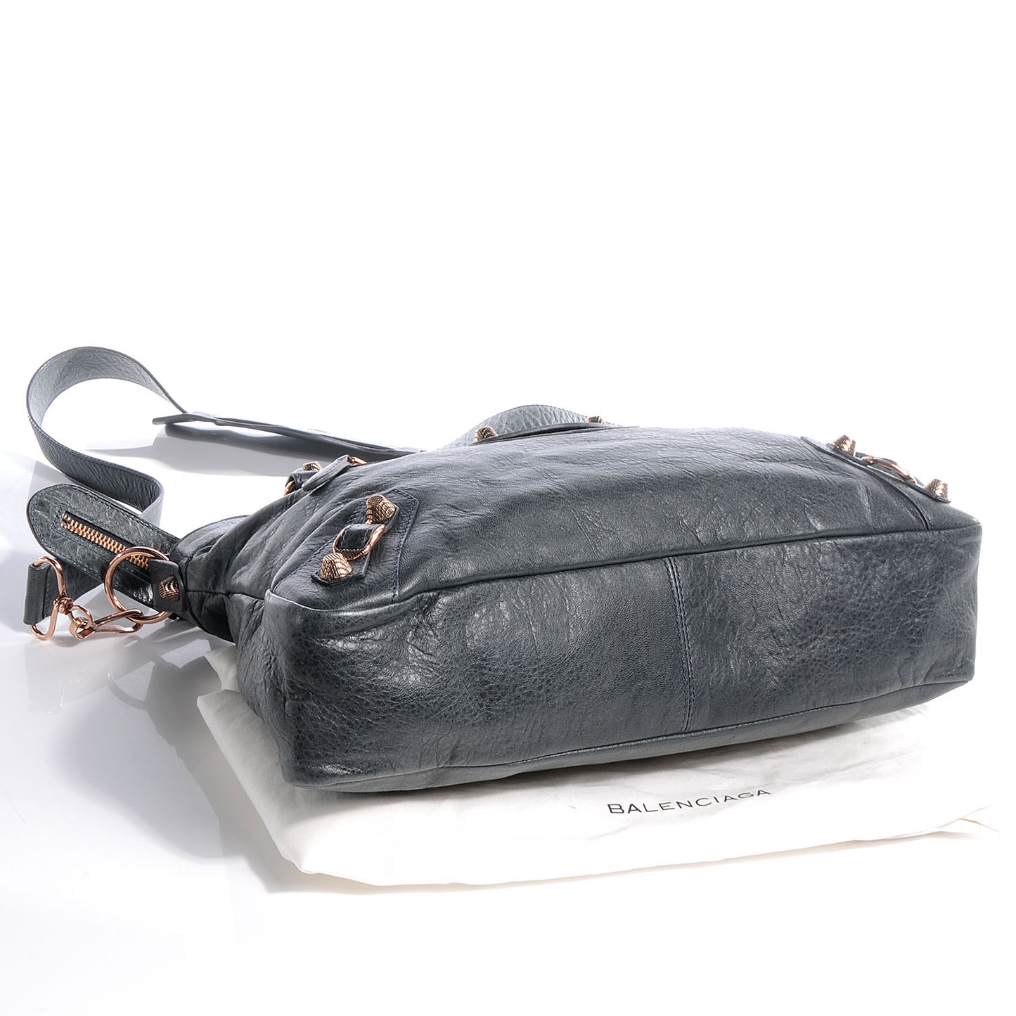 Agneau Giant 12 Rose Gold Hardware Town Anthracite