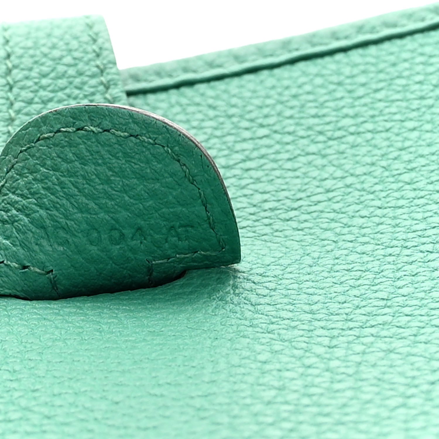Hermes Taurillon Clemence Evelyne III PM Vert Jade 7 of 10