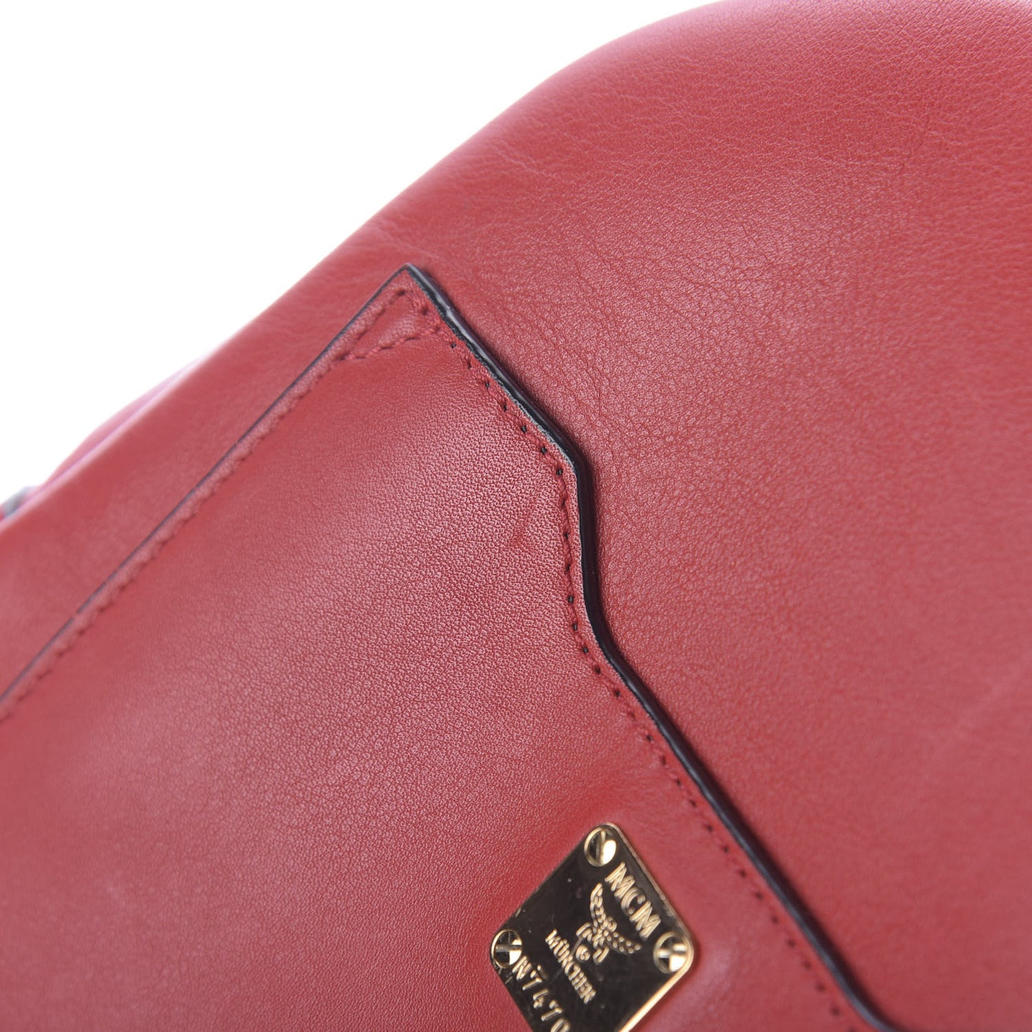 Calfskin Mini Duchess Polke Studs Backpack Red