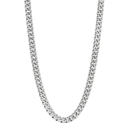 David Yurman Sterling Silver 8mm Curb Chain Necklace 24" 1 of 4