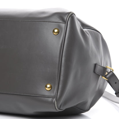 Saint Laurent Calfskin Classic Duffle 12 Earth 11 of 15
