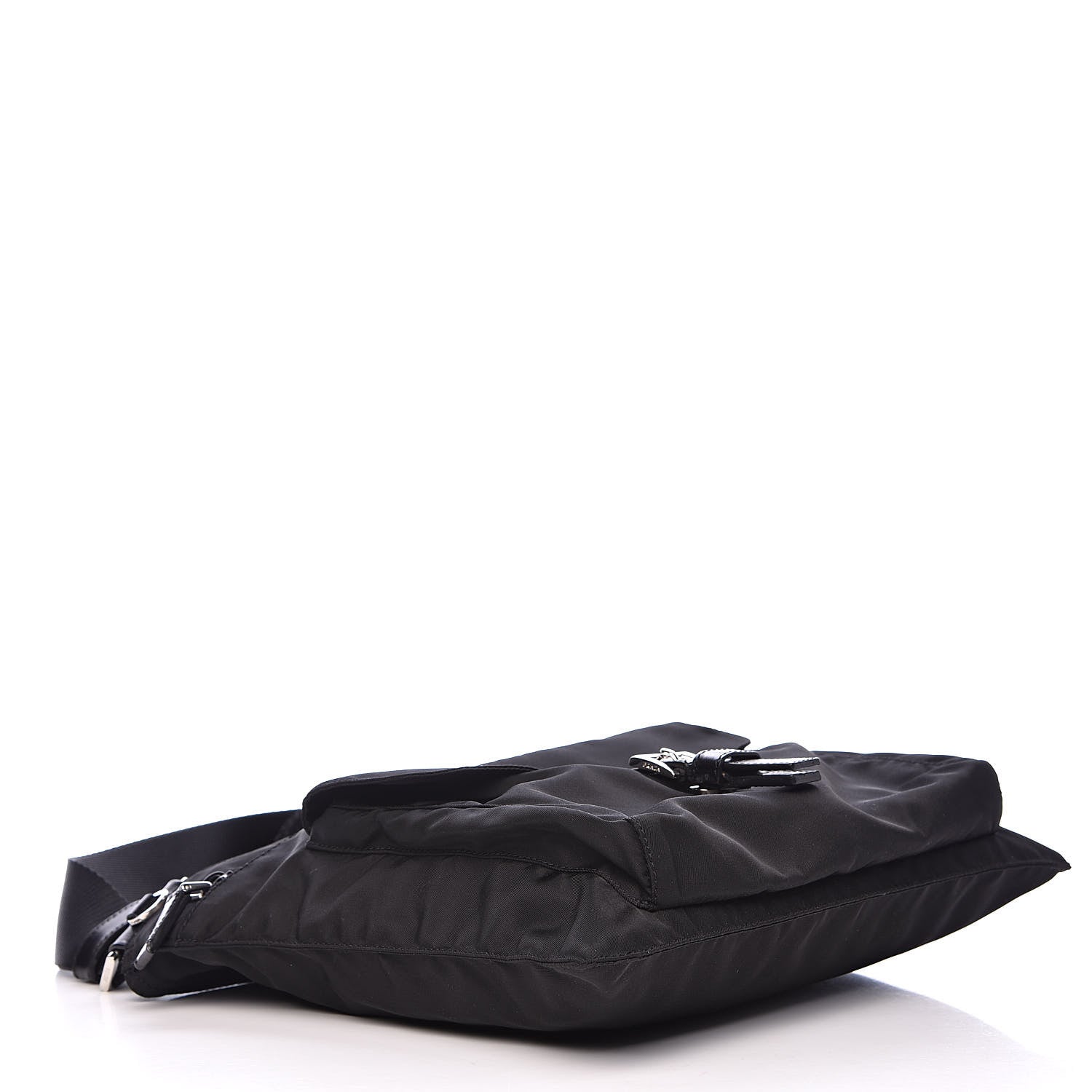 Prada Nylon Vela Messenger Black 4 of 10