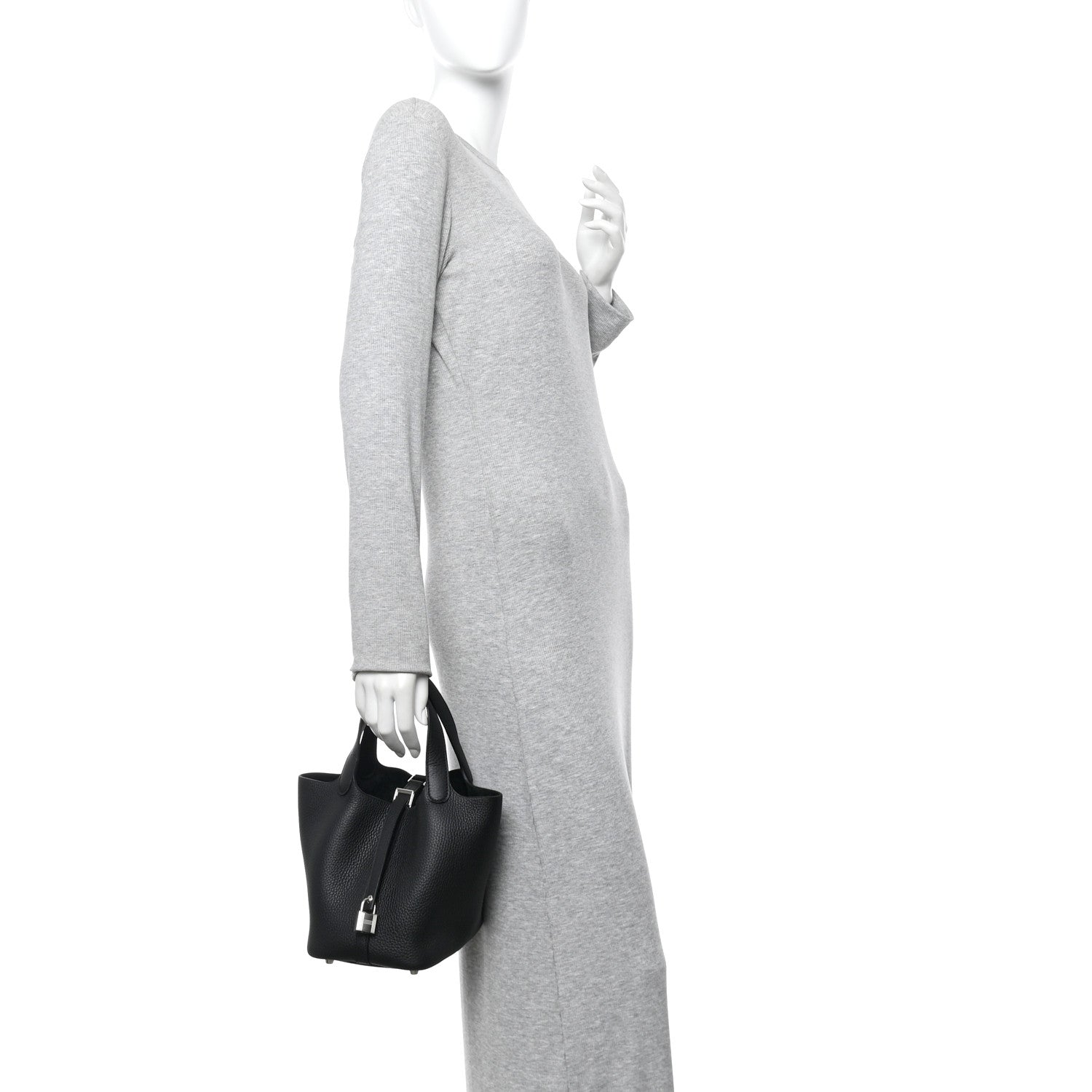 Hermes Taurillon Clemence Picotin Lock 18 PM Black 2 of 9