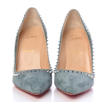 Christian Louboutin Suede Studded Anjalina 85 Pumps 39.5 Everest 2 of 8