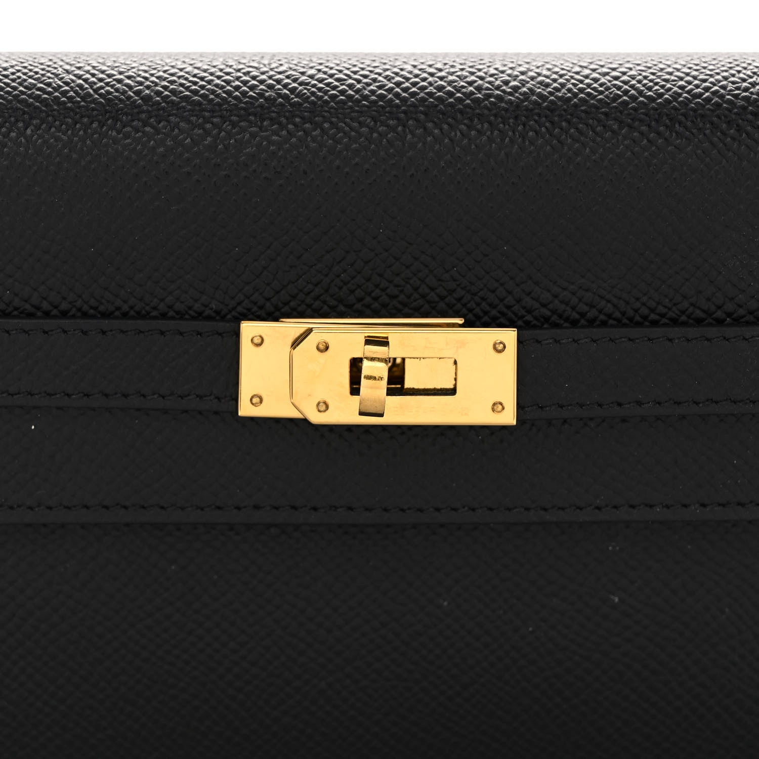 Hermes Epsom Kelly Wallet To Go Black 7 of 10