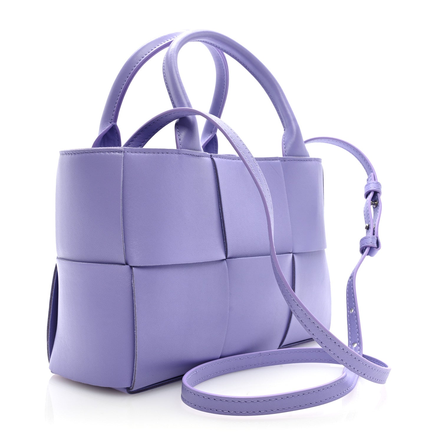 Bottega Veneta Nappa Maxi Intreccio Mini Arco Tote Wisteria 5 of 10