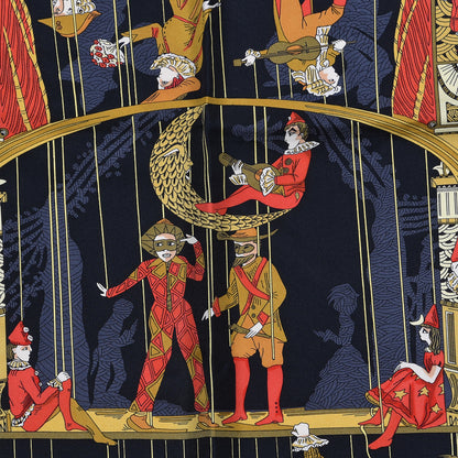Hermes Silk Les Temps Du Marionnettes Scarf 90 4 of 7