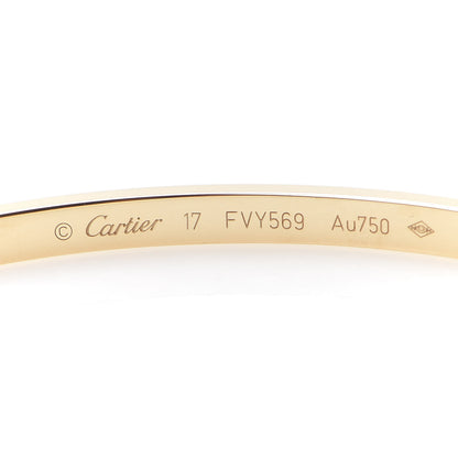 Cartier 18K Yellow Gold Small LOVE Bracelet 17 4 of 7