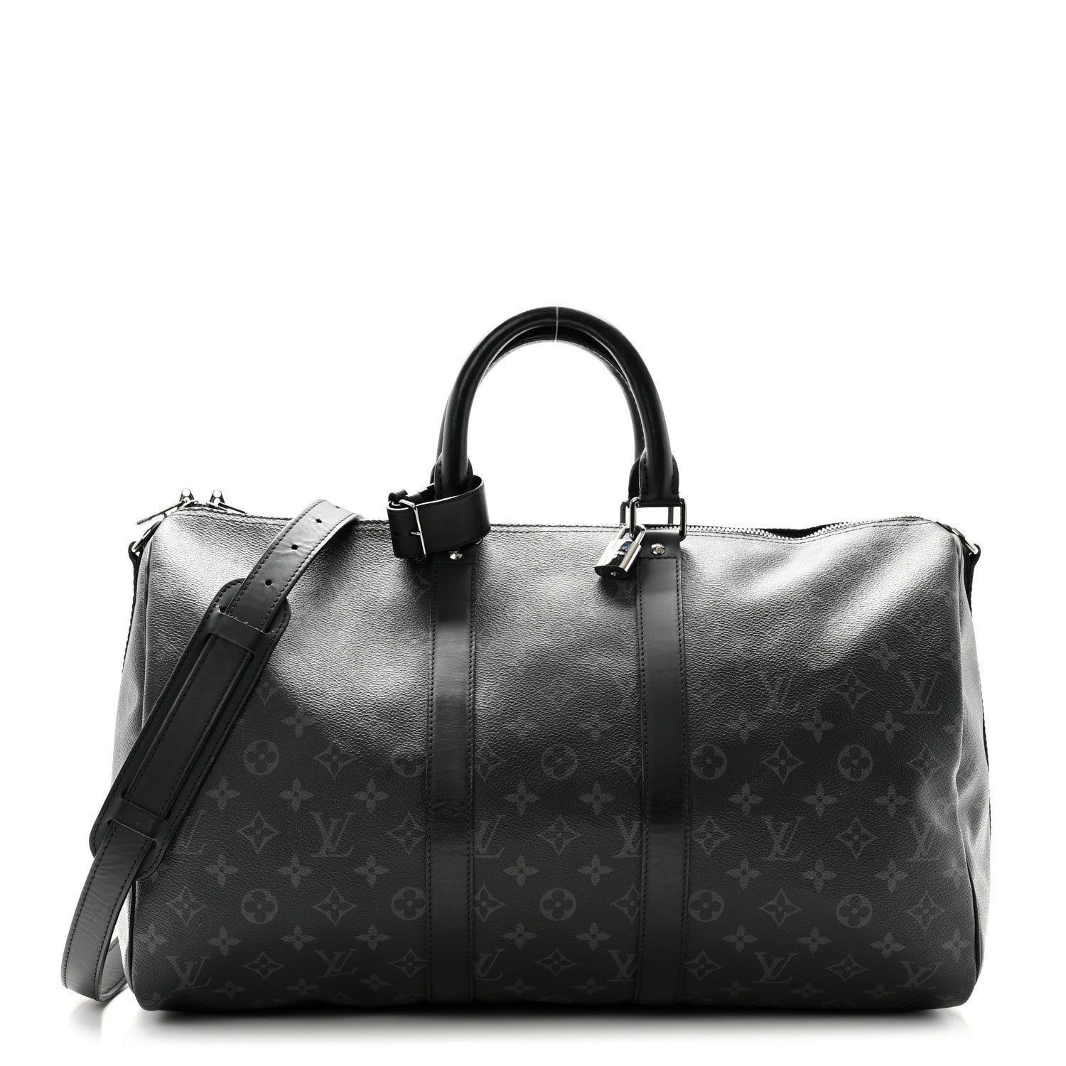 Louis Vuitton Monogram Eclipse Keepall Bandouliere 45 1 of 15