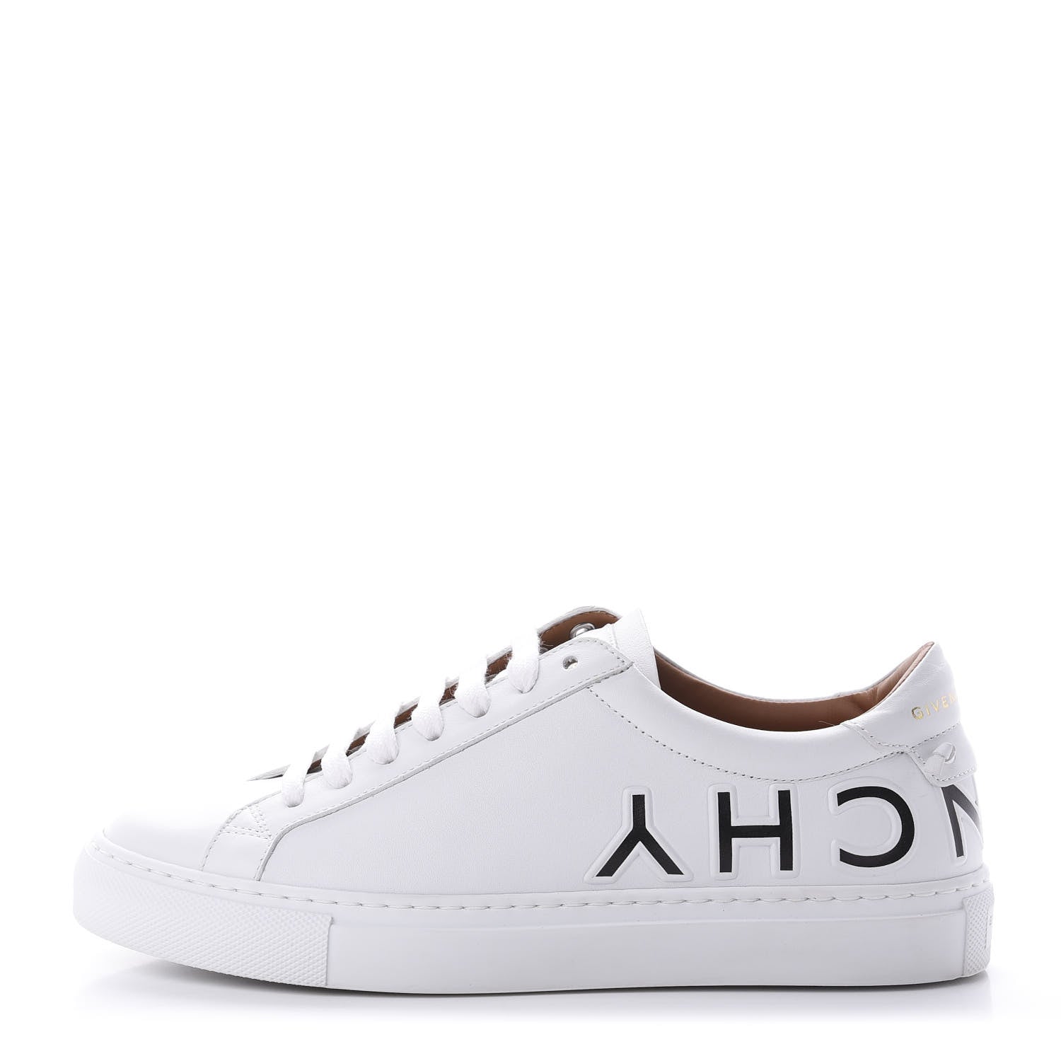 Givenchy Calfskin Reverse Logo Womens Urban Street Sneakers 37 White 1 of 8