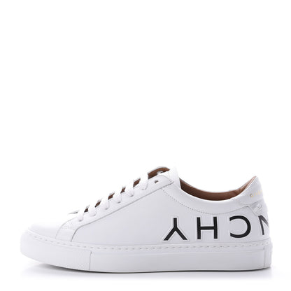 Givenchy Calfskin Reverse Logo Womens Urban Street Sneakers 37 White 1 of 8