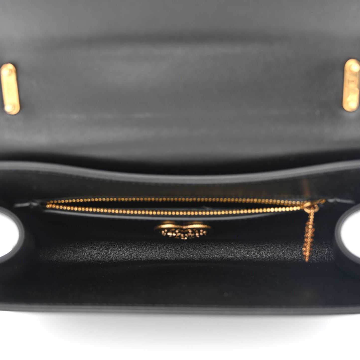 Calfskin Medium Devotion Crossbody Bag Black
