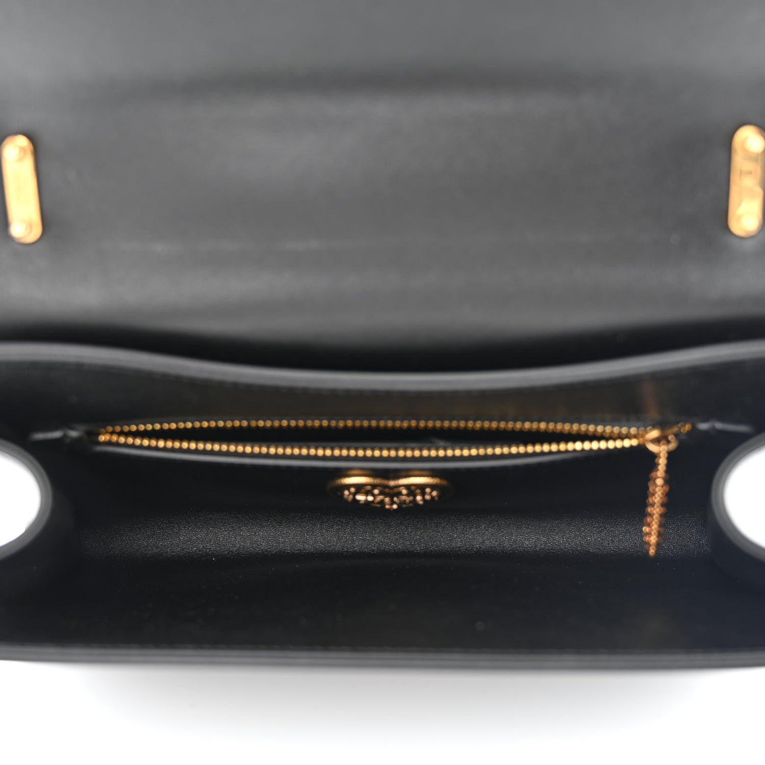 Dolce & Gabbana Calfskin Medium Devotion Crossbody Bag Black 5 of 12