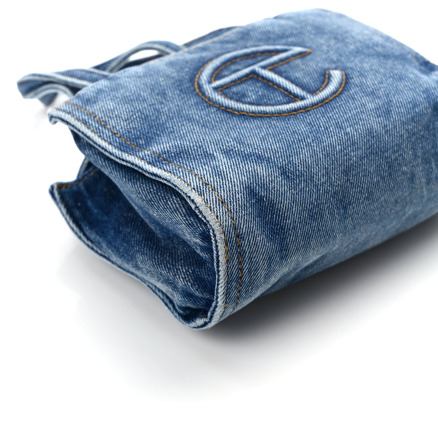 Denim Small Shopping Bag Blue