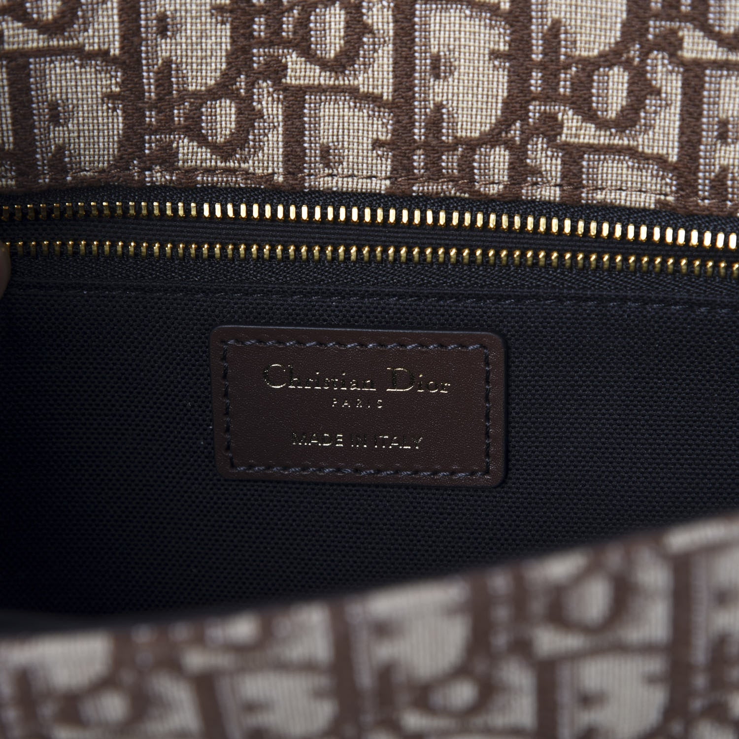 Christian Dior Oblique 30 Montaigne Flap Bag Brown 12 of 13