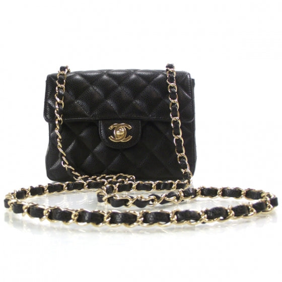 Chanel Caviar Quilted Mini Flap Bag Black 1 of 12