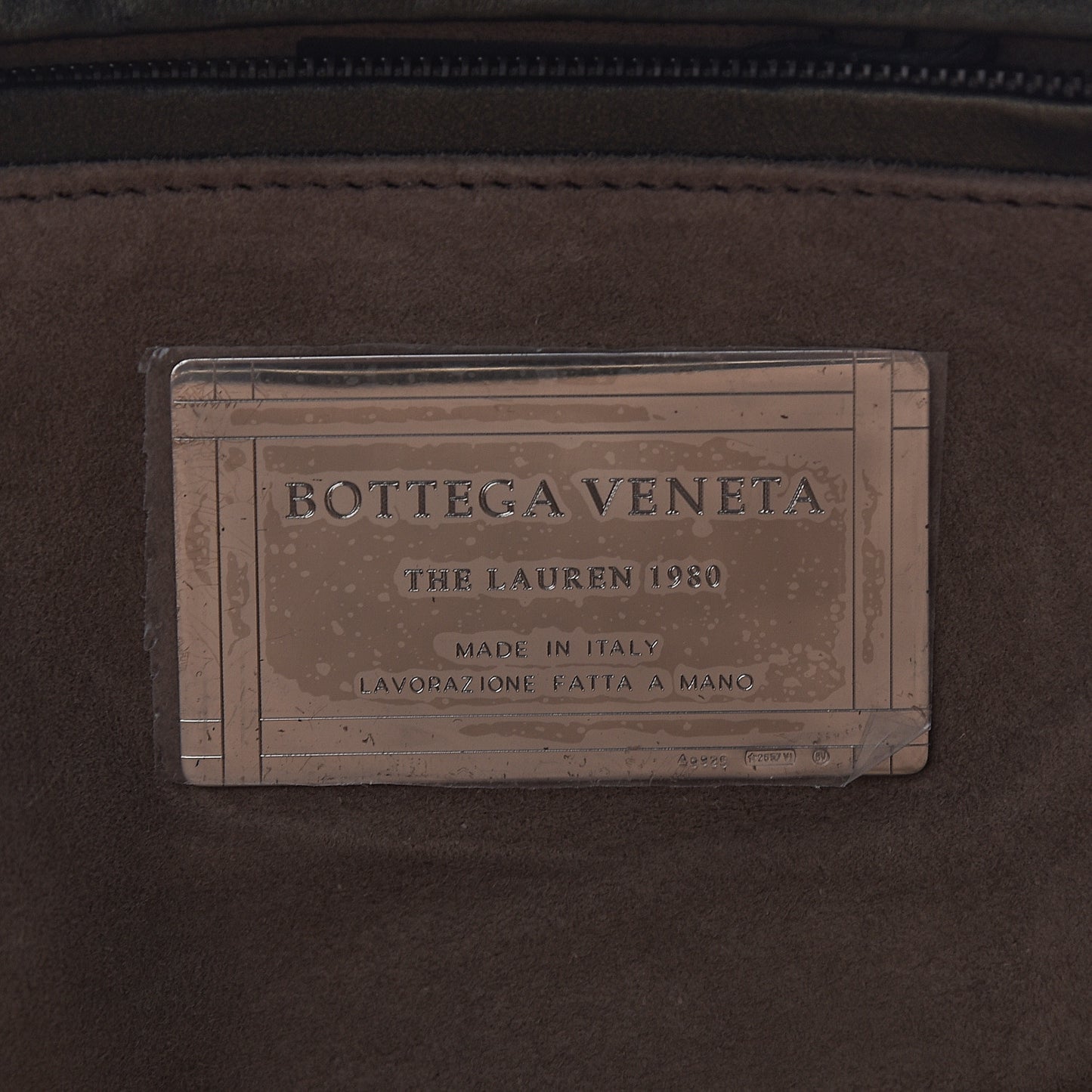 Nappa Intrecciato The Lauren 1980 Clutch Platinum